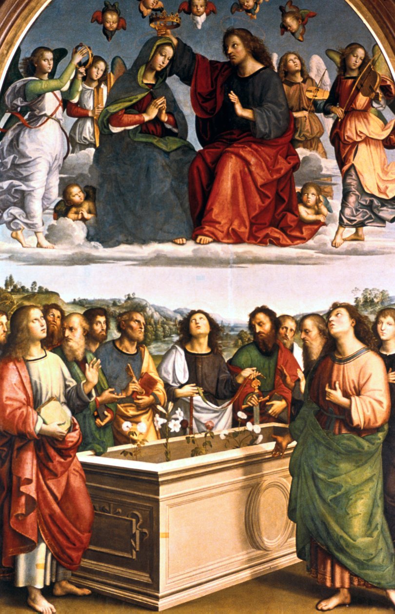 The Crowning of the Virgin Oddi Altar by Raffaello Sanzio Raphael
