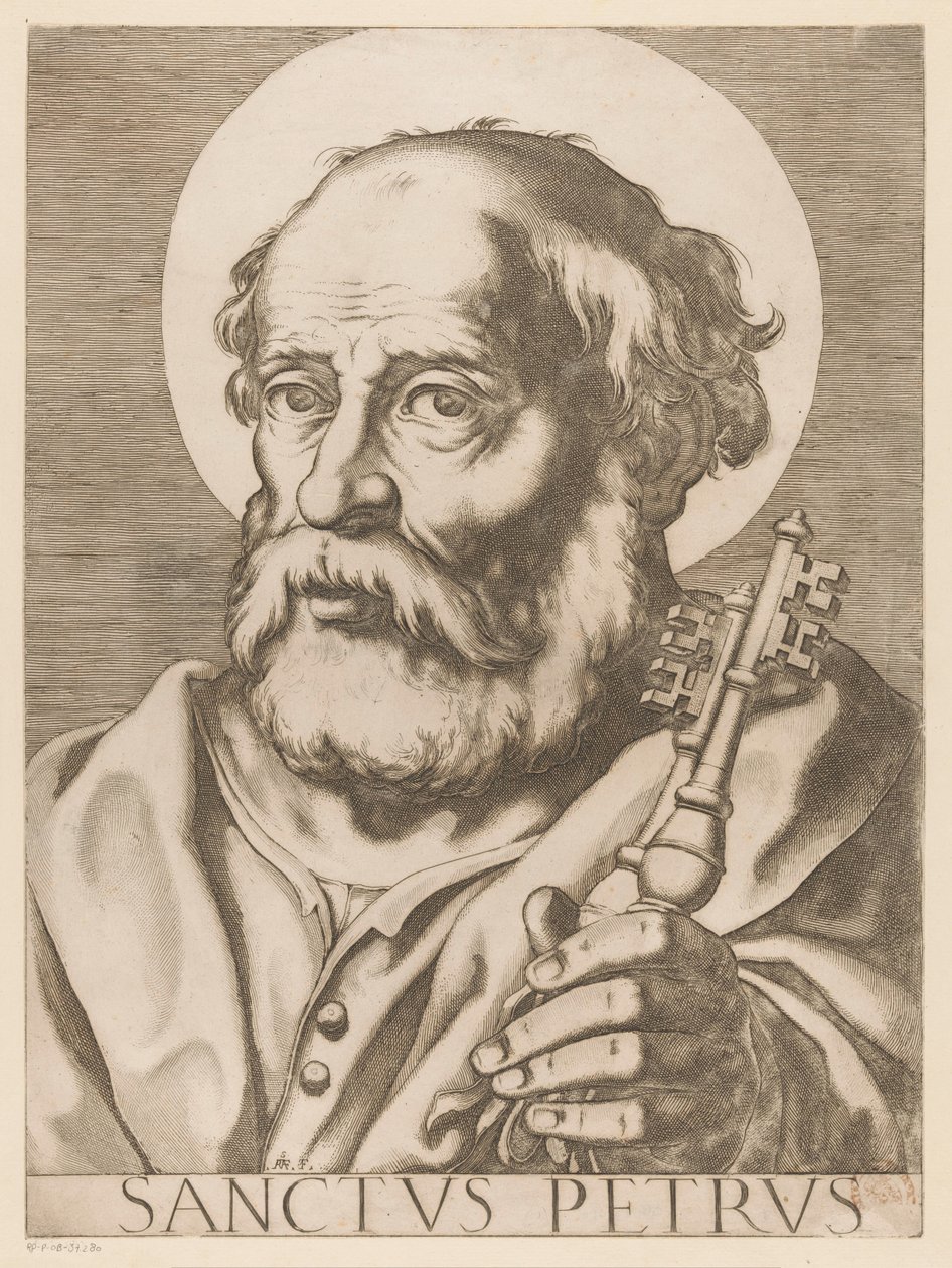 Saint Peter by Raffaello Schiaminossi