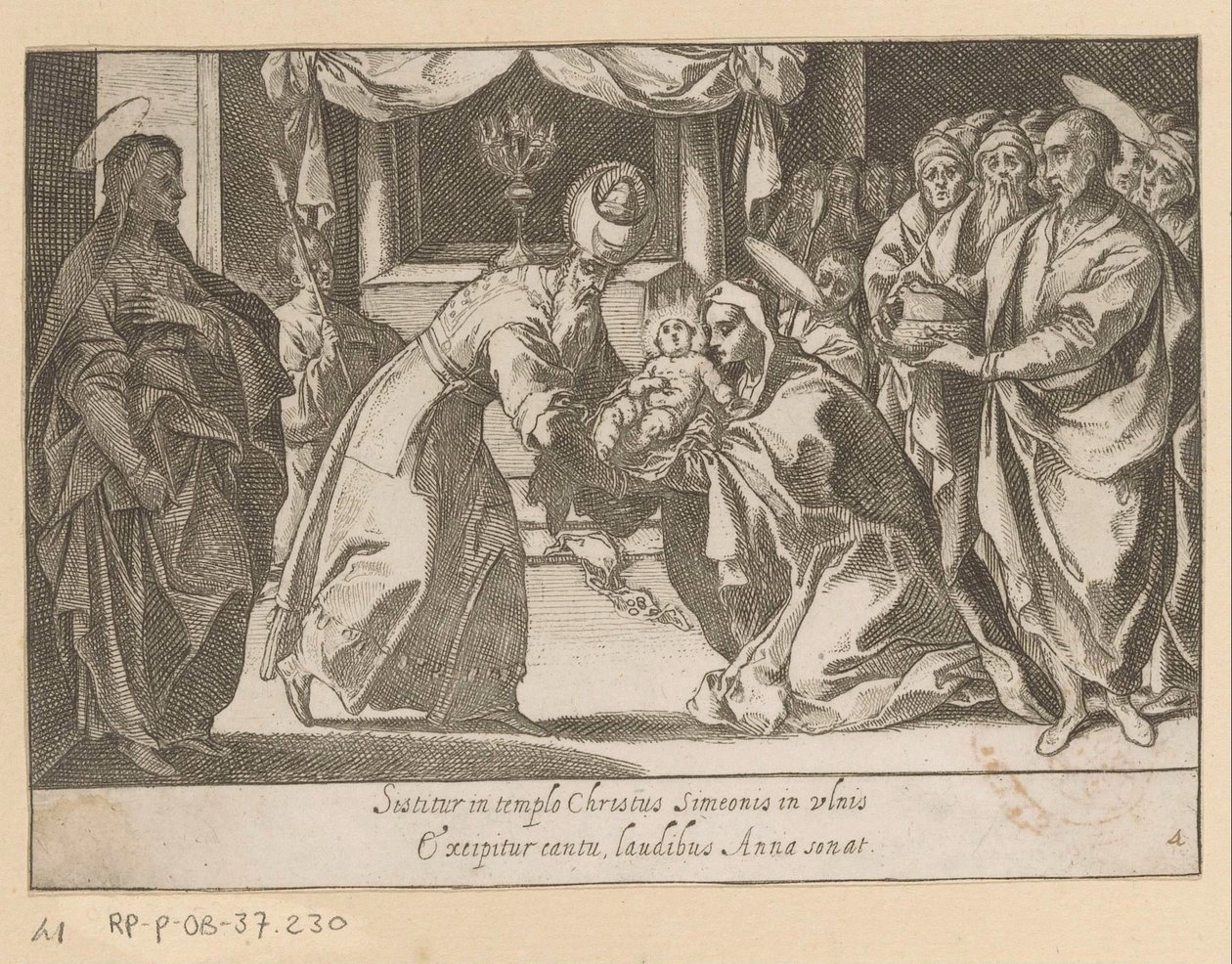 Presentation of Christ in the Temple by Raffaello Schiaminossi
