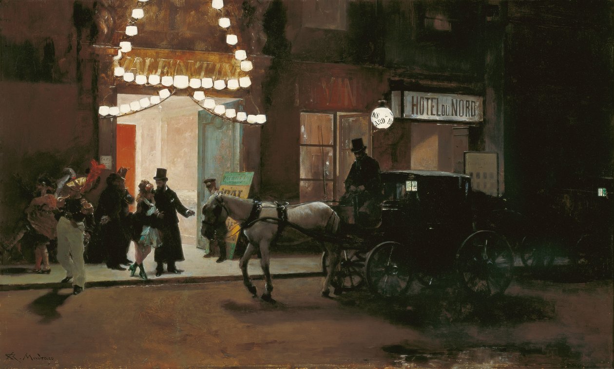 Leaving the Masqued Ball by Raimundo de Madrazo y Garreta