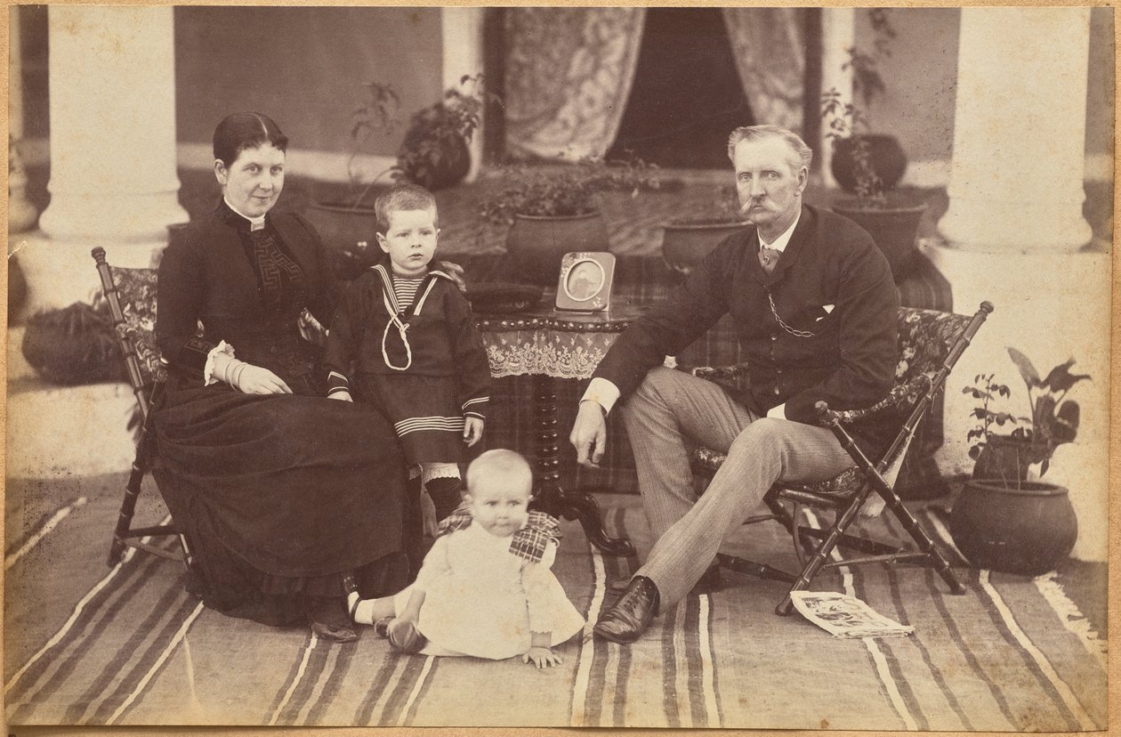 Col. Carpendale and Family, Neemuch by Raja Deen Dayal