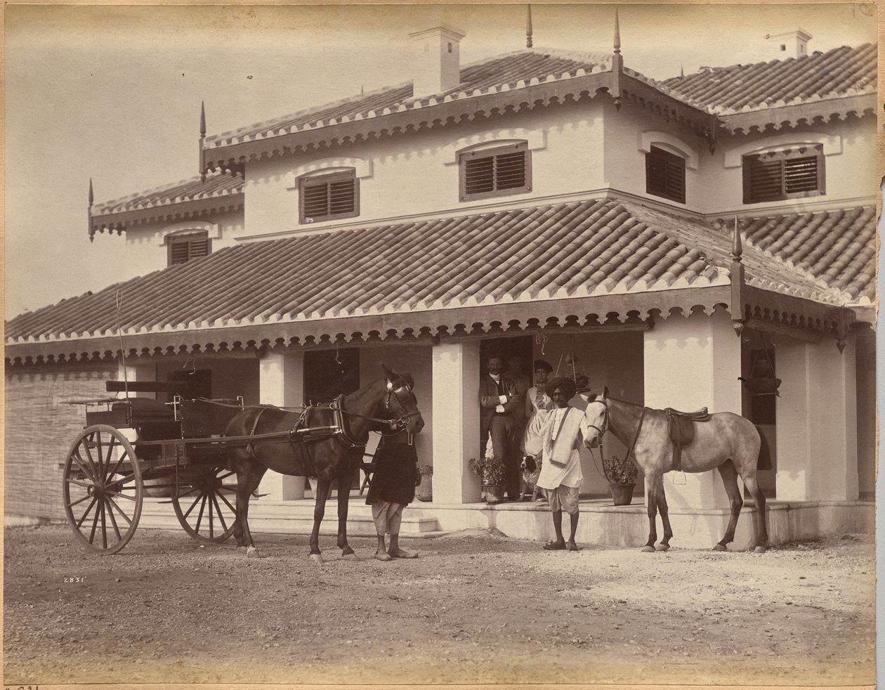 Mr. MacNull, Jhansi (verso) by Raja Deen Dayal
