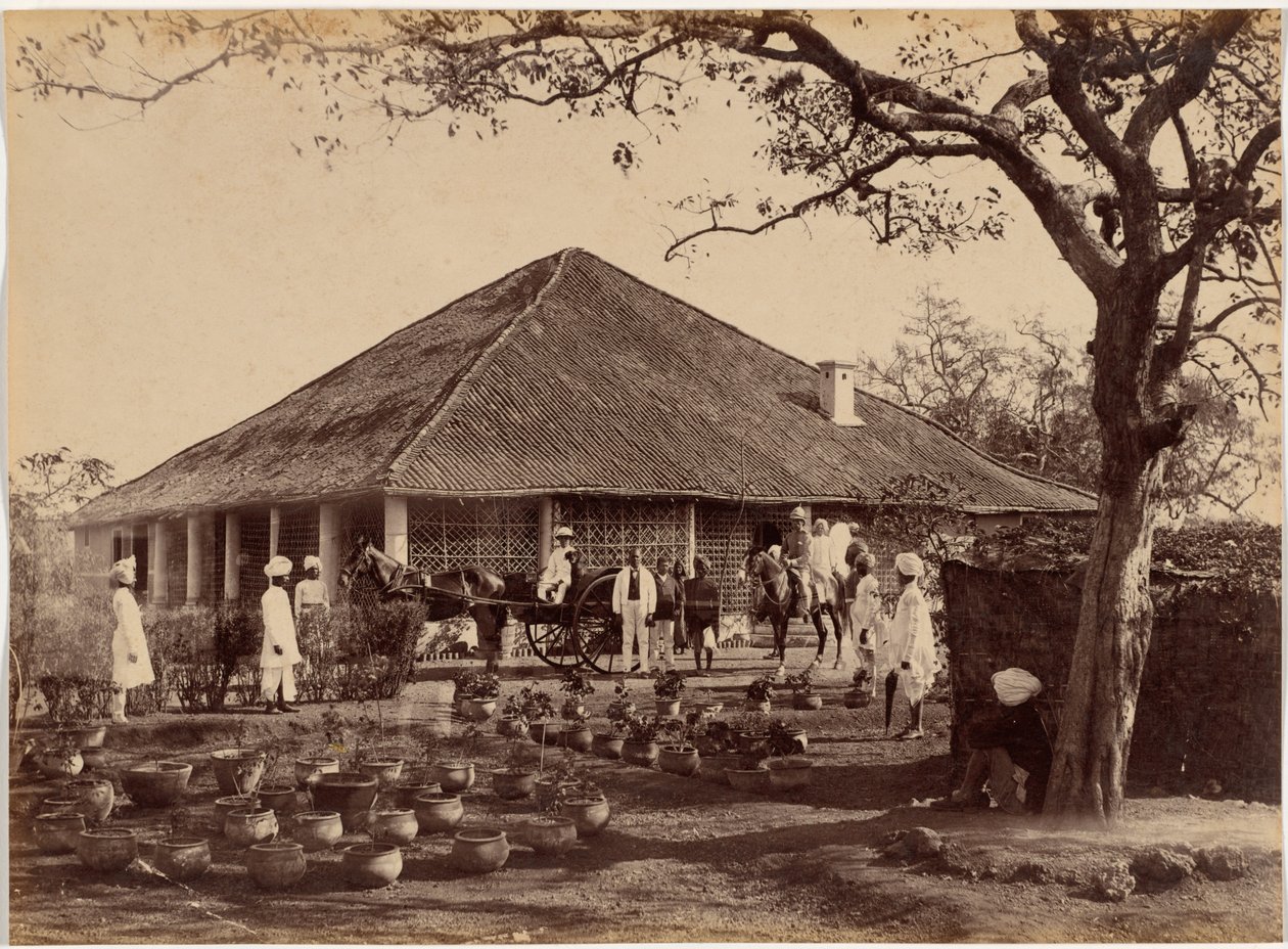 Reverend Loche at Neemuch by Raja Deen Dayal