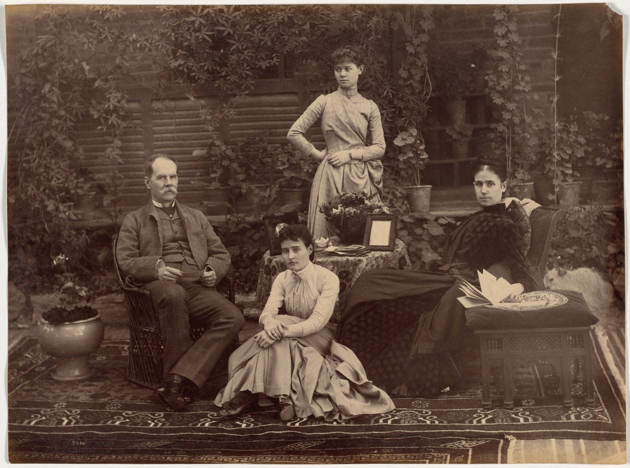 Sir Auckland Colvin and Family, Shimla by Raja Deen Dayal