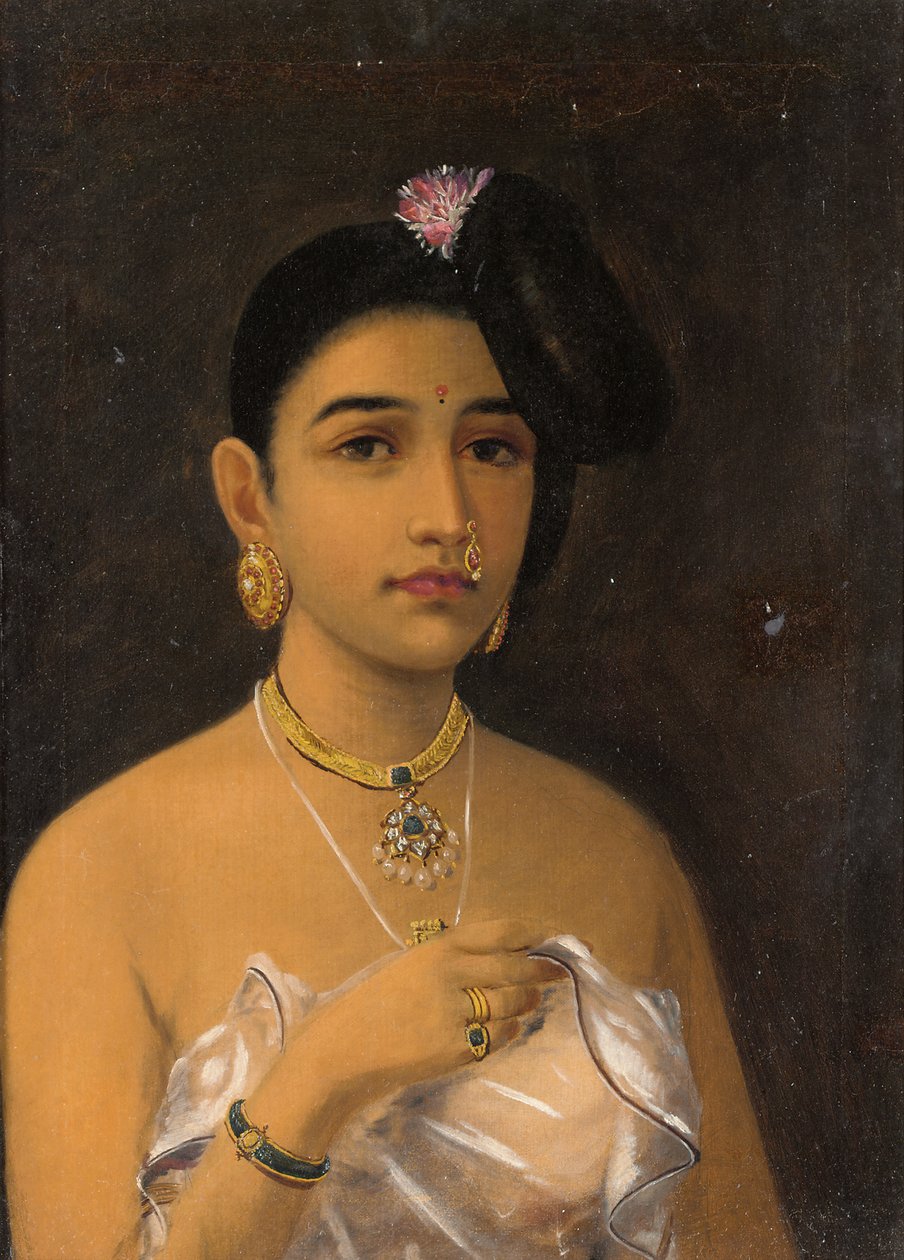 Maliyali Beauty by Raja Ravi Varma