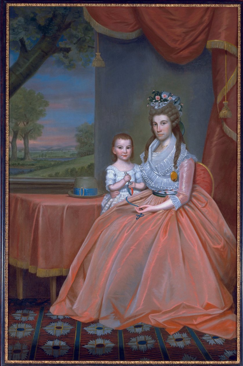 Mrs. Elijah Boardman and Her Son, William Whiting Boardman, c.1796 by Ralph Earl