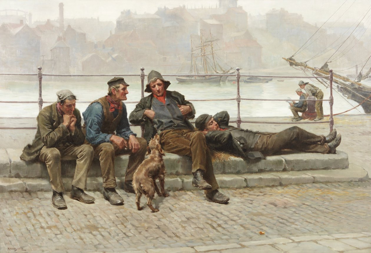 Out of Work or Nothing Doing by Ralph Hedley