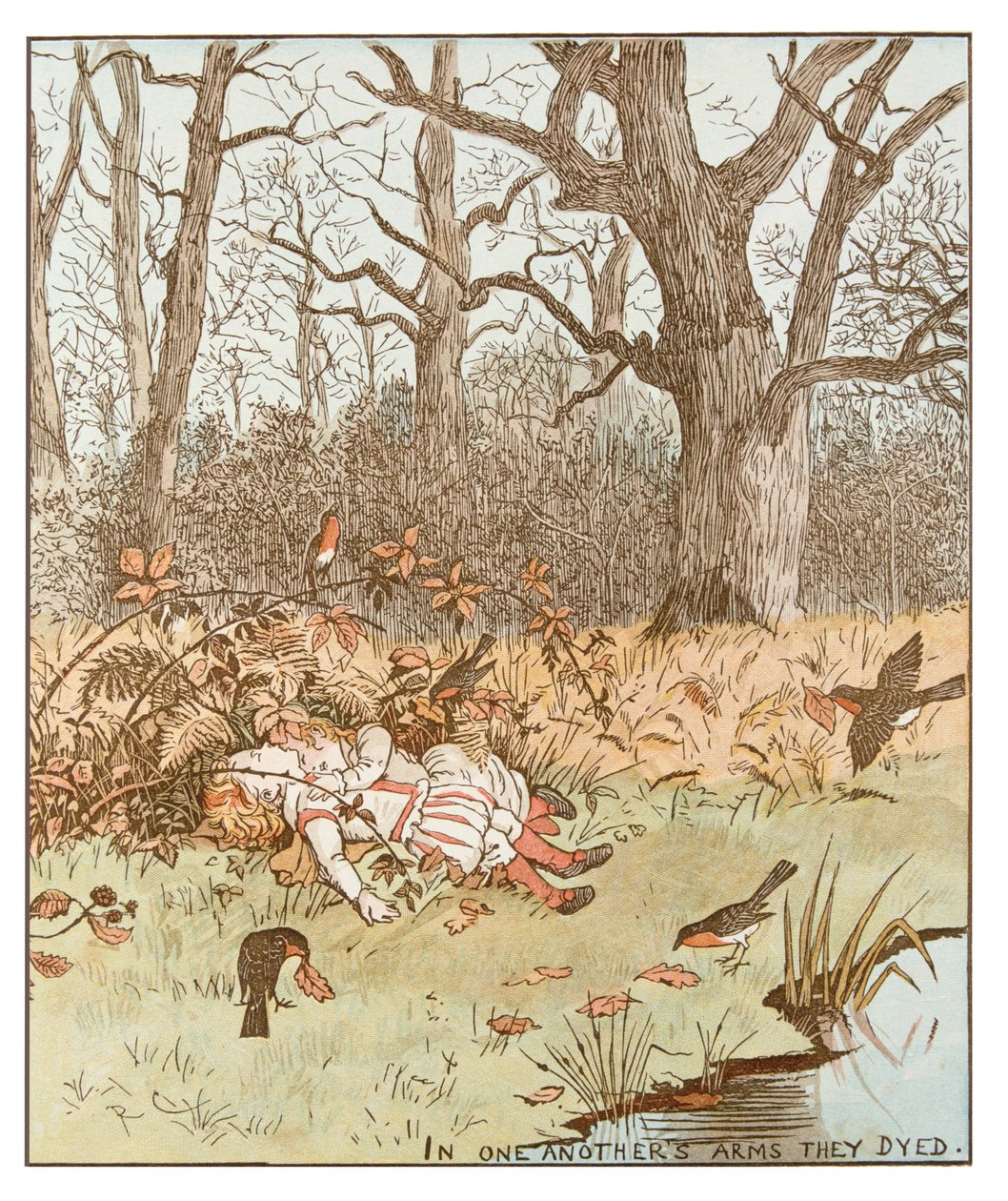 The Babes in the Wood (Illustration by Randolph Caldecott) by Randolph Caldecott