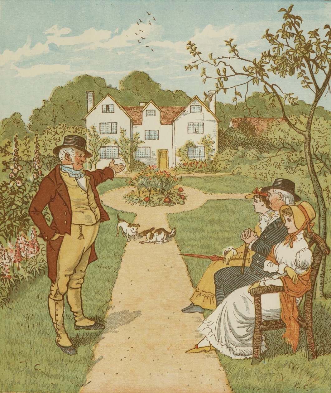 The House that Jack Built (Illustration by Randolph Caldecott) by Randolph Caldecott