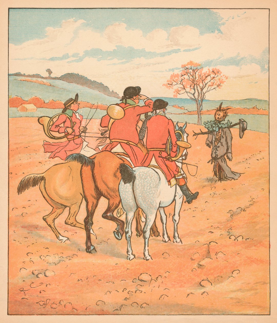 The First Thing They Did Find, Was a Tattered Boggart, in a Field by Randolph Caldecott