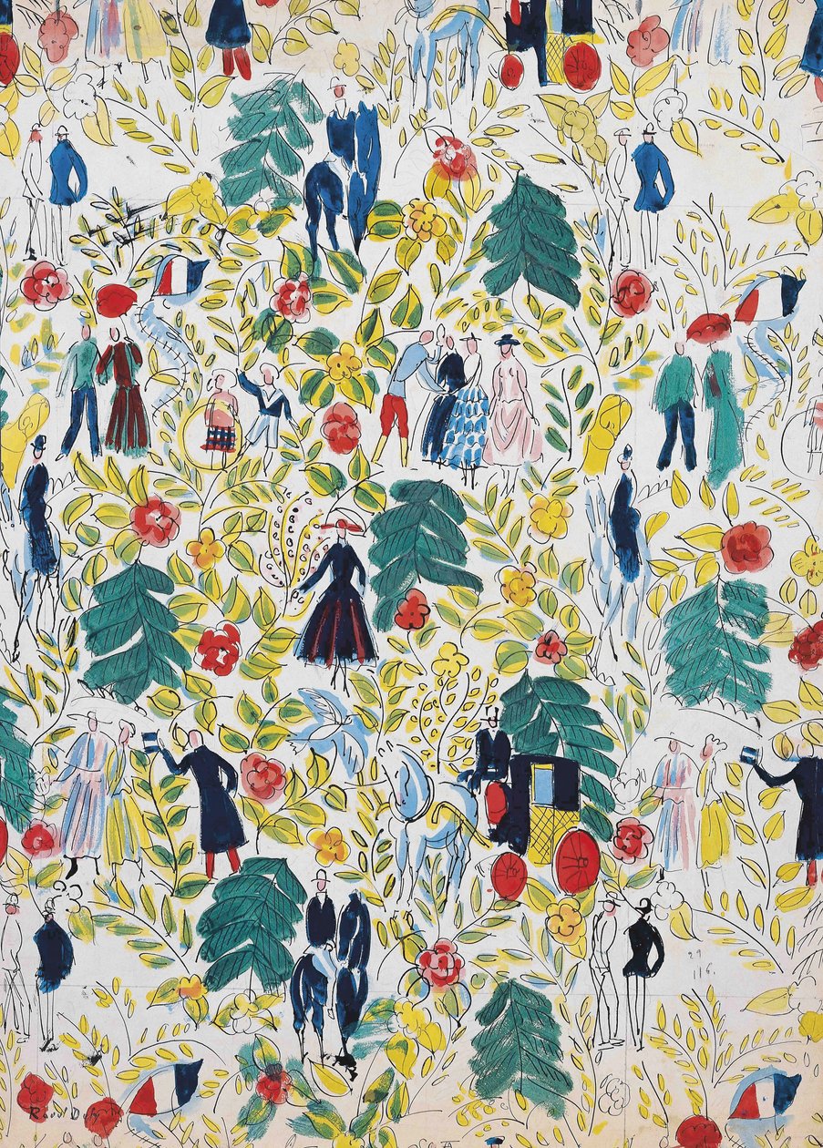 A Walk in the Woods by Raoul Dufy