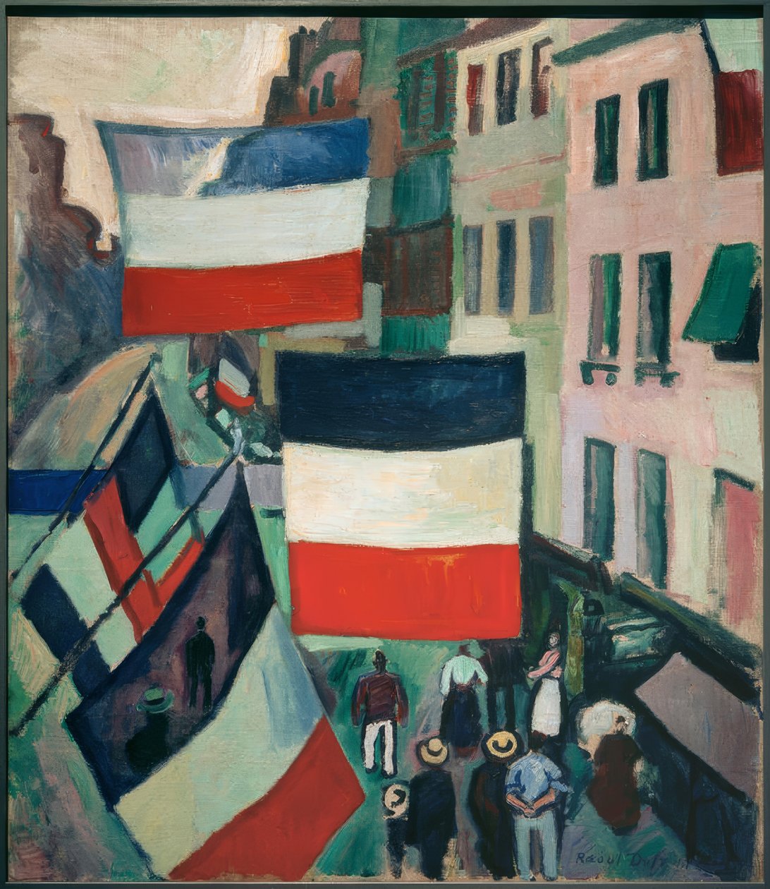 Flagged Street by Raoul Dufy