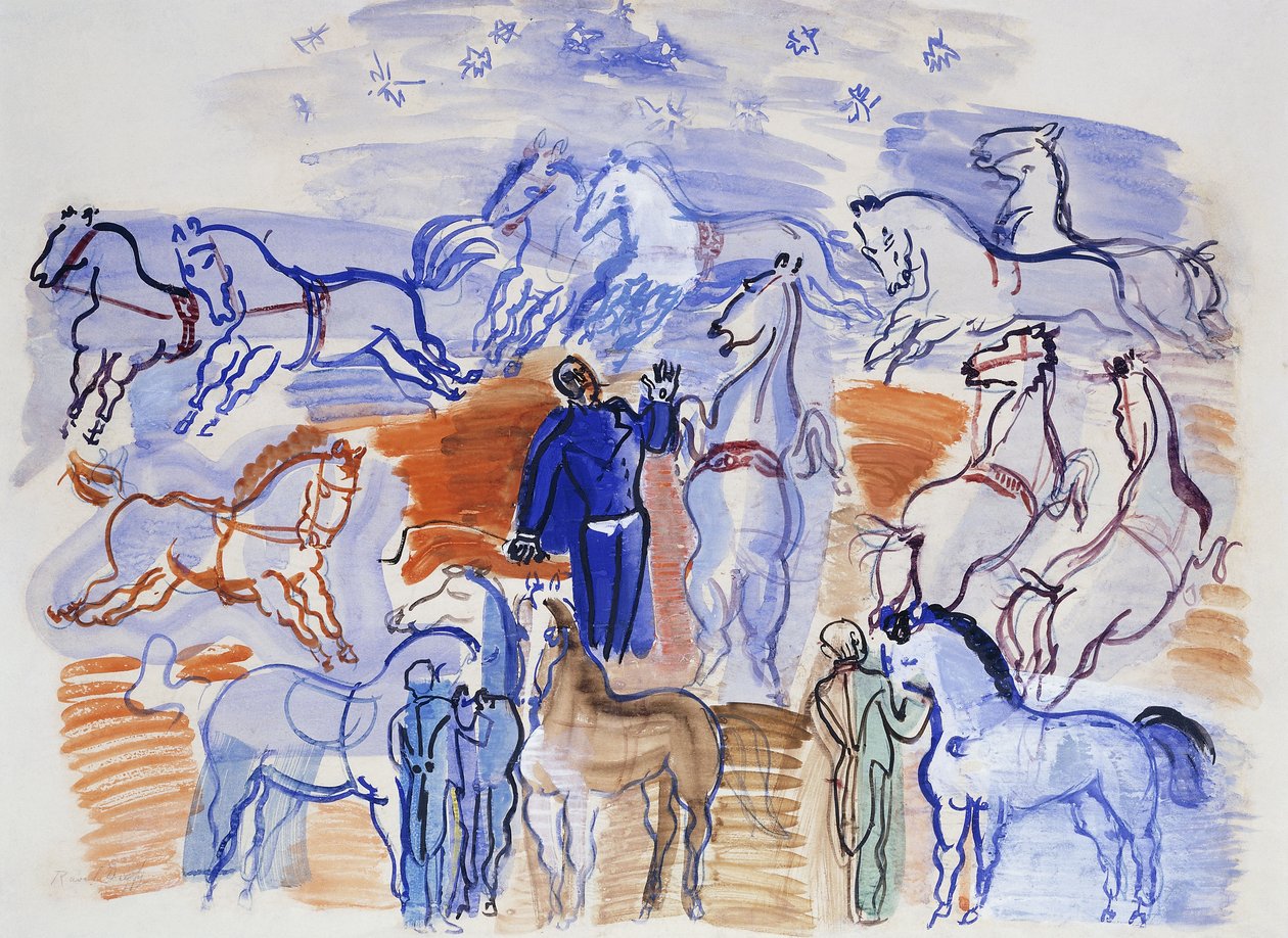 Circus Horses by Raoul Dufy