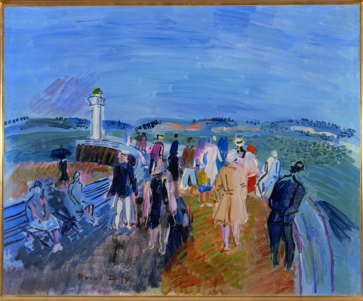 The Pier of Honfleur by Raoul Dufy