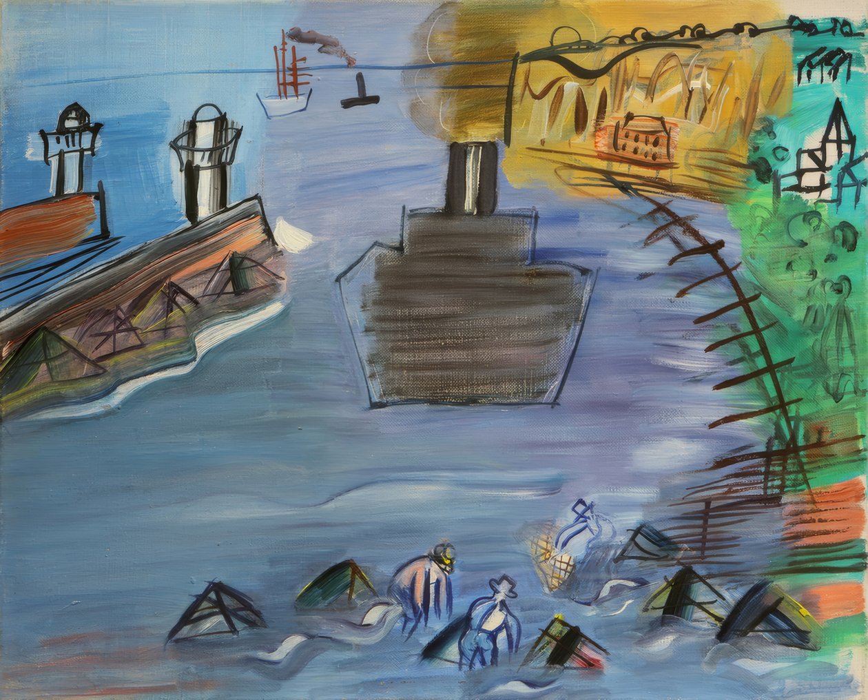 The Black Cargo by Raoul Dufy
