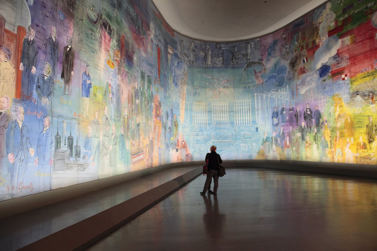 The Electric Fairy, in the Dufy Room of the Museum of Modern Art of the City of Paris by Raoul Dufy