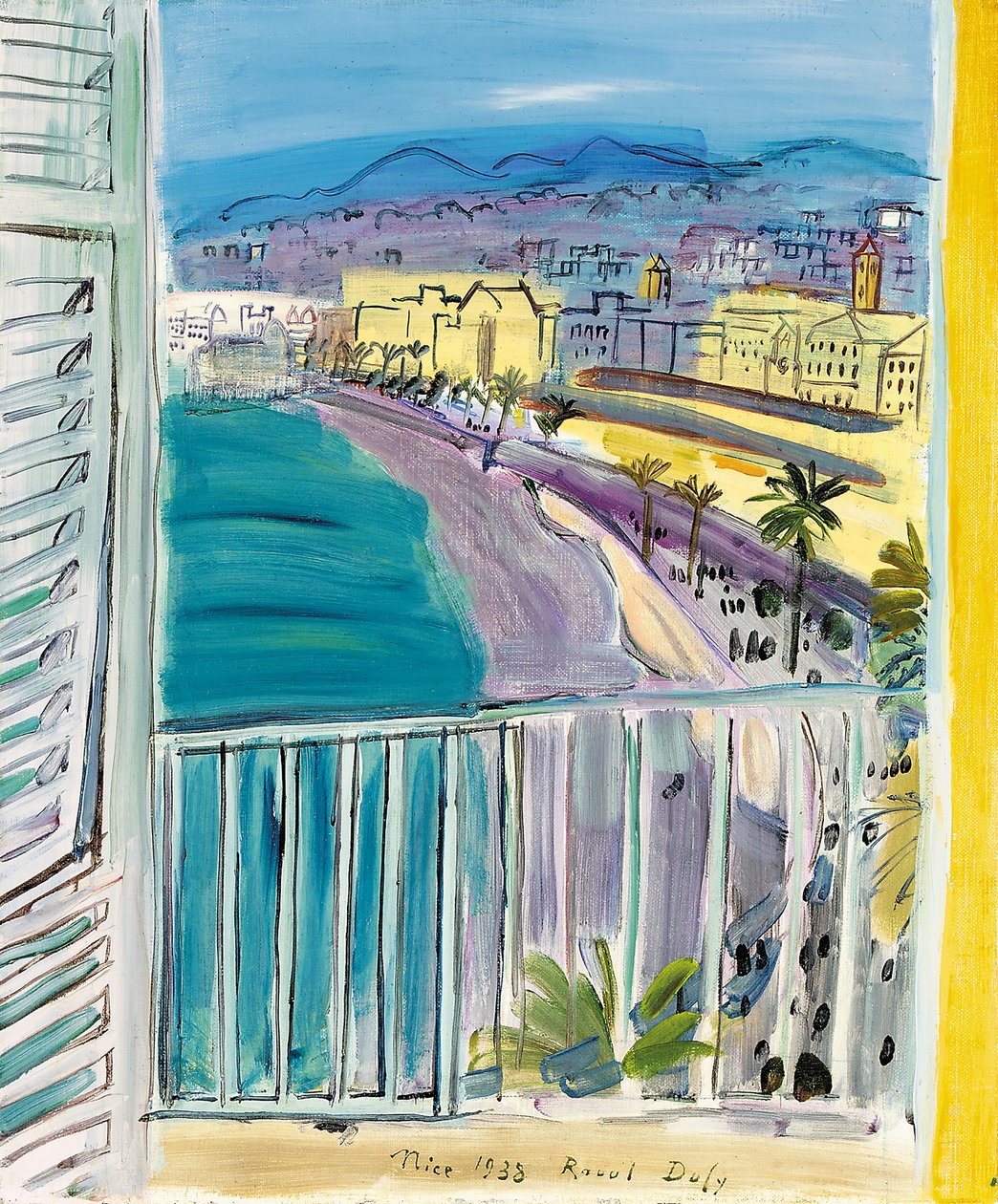 The Window at Nice by Raoul Dufy
