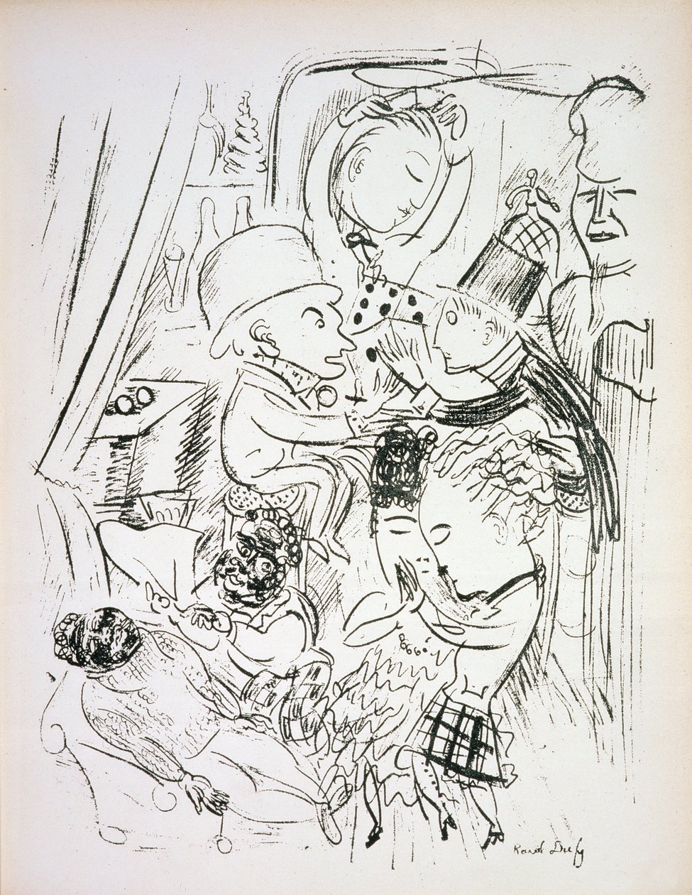The Ox on the Roof or The Nothing Doing Bar, Darius Milhaud Instrumental Music by Raoul Dufy
