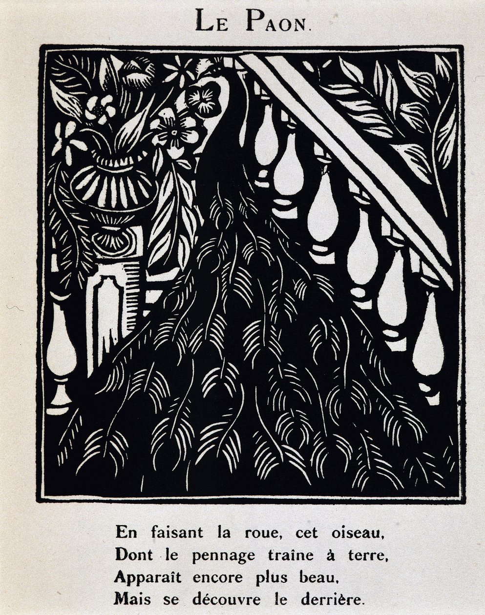 The Peacock - in “The Bestiary or Orpheus