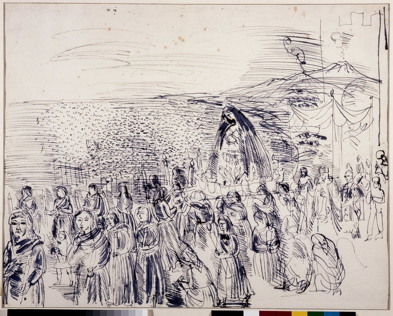 Procession in Naples by Raoul Dufy