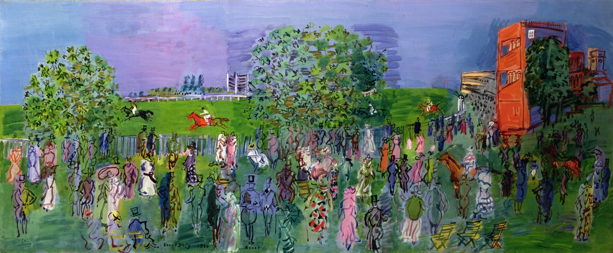 Racing at Ascot: the Royal Enclosure by Raoul Dufy