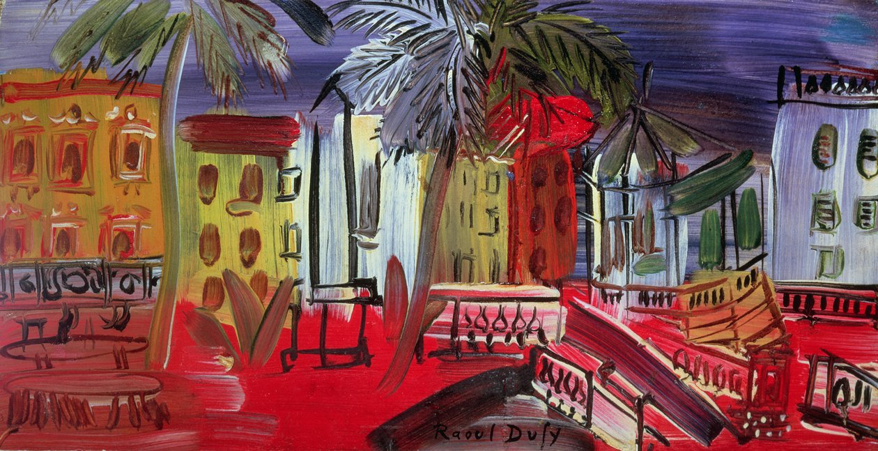 The Bandstand in the Square, Hyeres by Raoul Dufy