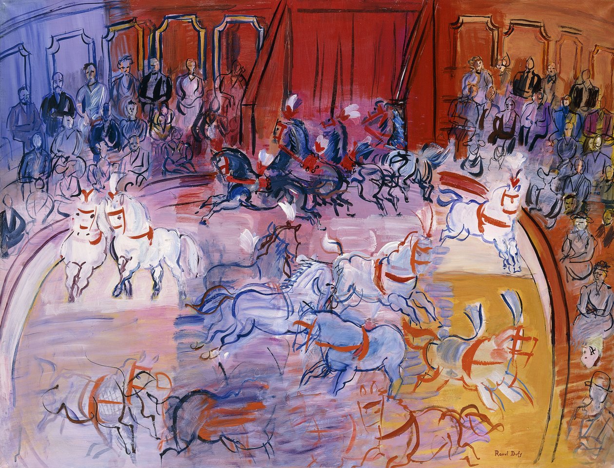 The Big Top, c.1935 by Raoul Dufy