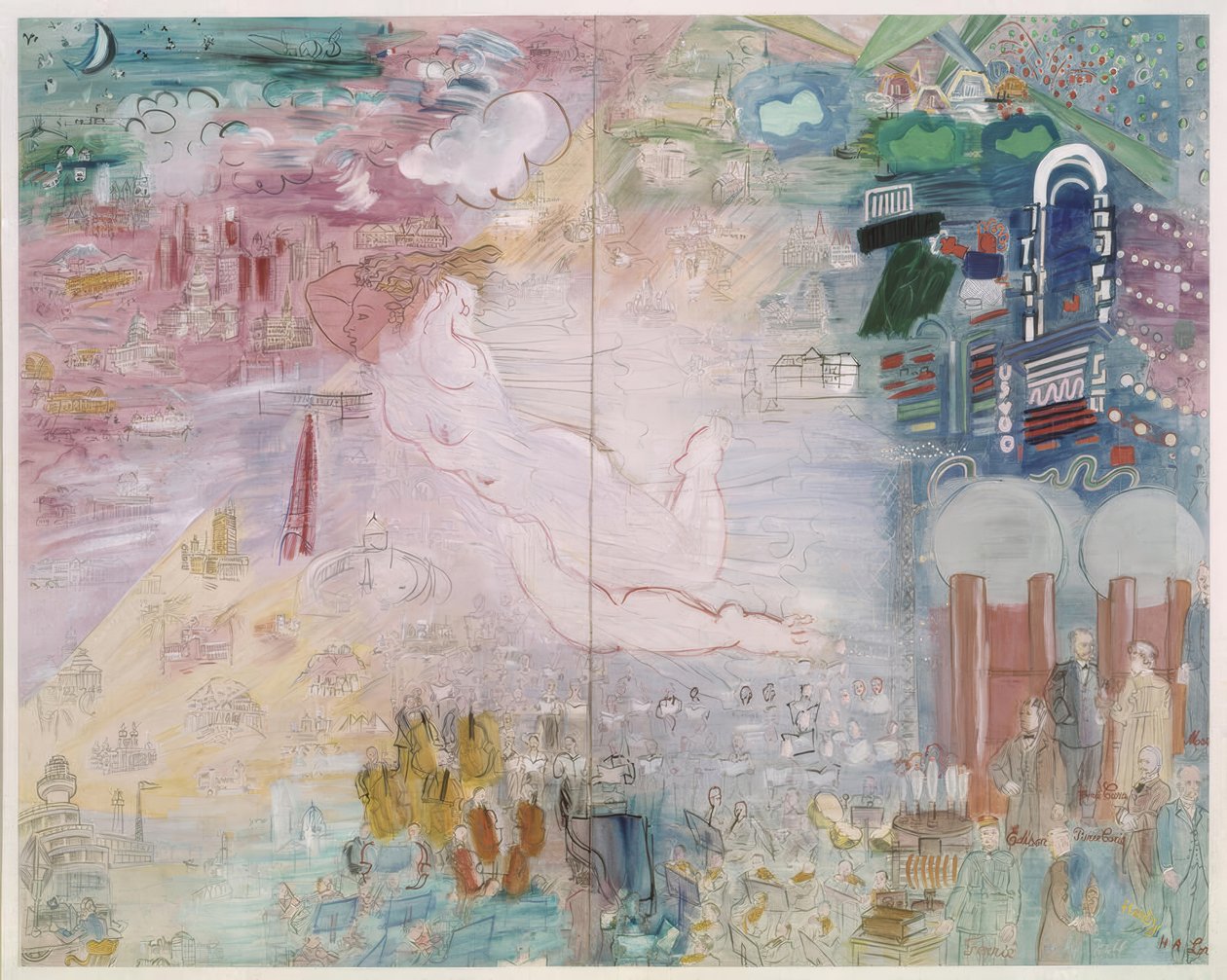 The Electricity Fairy by Raoul Dufy