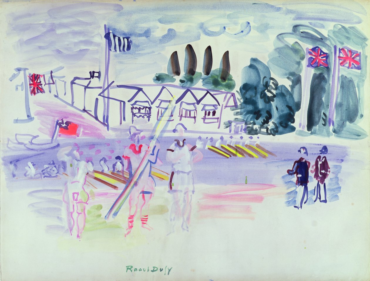 The Regatta at Henley by Raoul Dufy