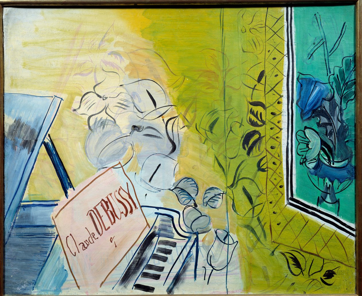 Homage to Claude Debussy, 1952 - Raoul Dufy - WikiArt.org