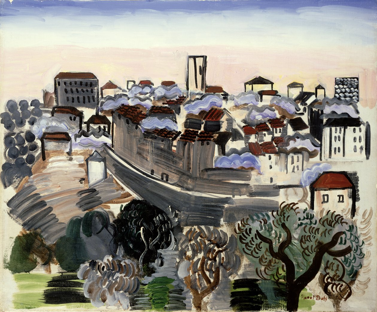 Vence by Raoul Dufy