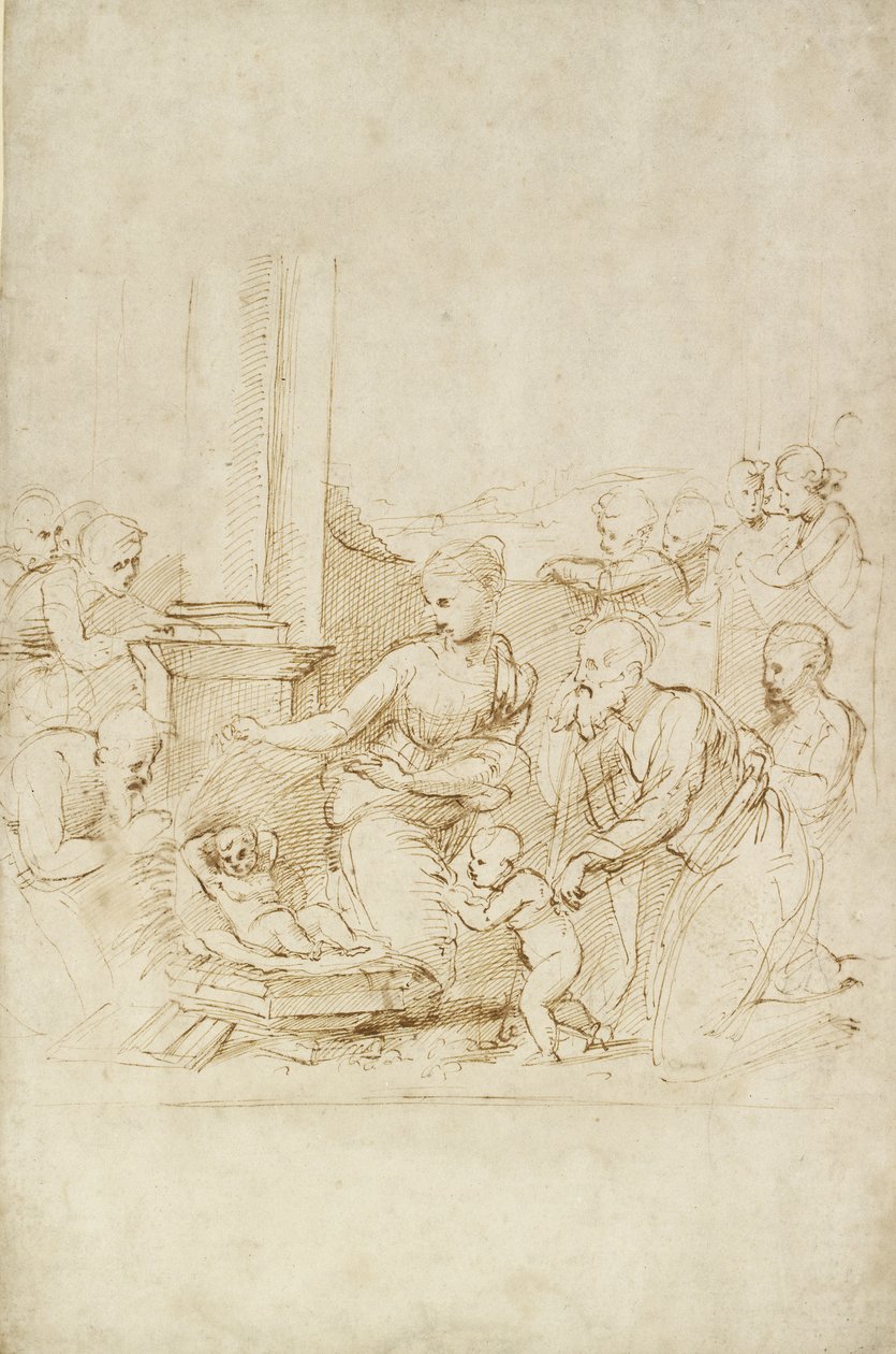 The Adoration of the Shepherds by Raffaello Sanzio Raphael