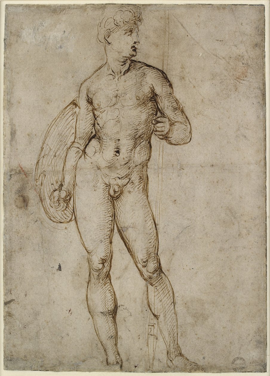 A Youthful Warrior by Raffaello Sanzio Raphael