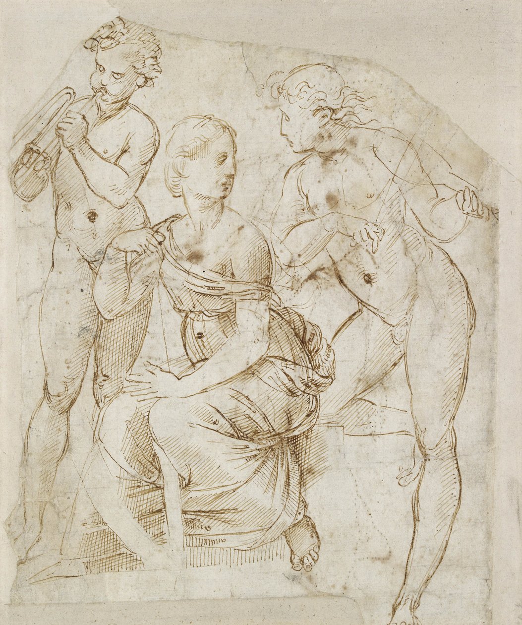 Group of Musicians by Raphael
