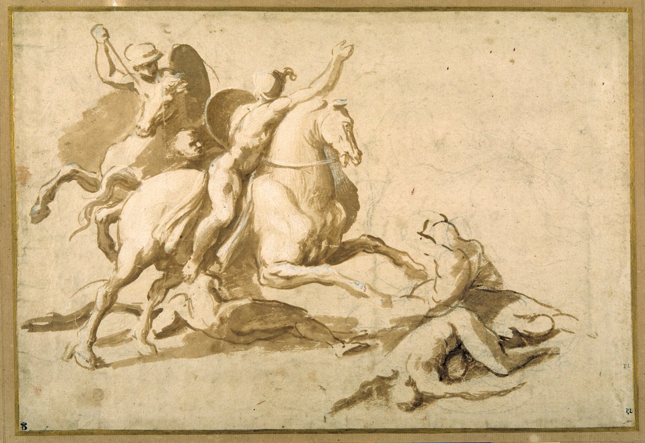Study for a battle scene by Raphael