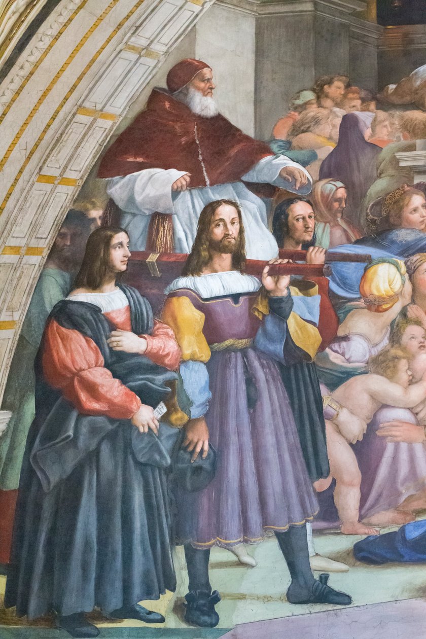 The Expulsion of Heliodorus from the Temple (detail) by Raphael (1483 1520)