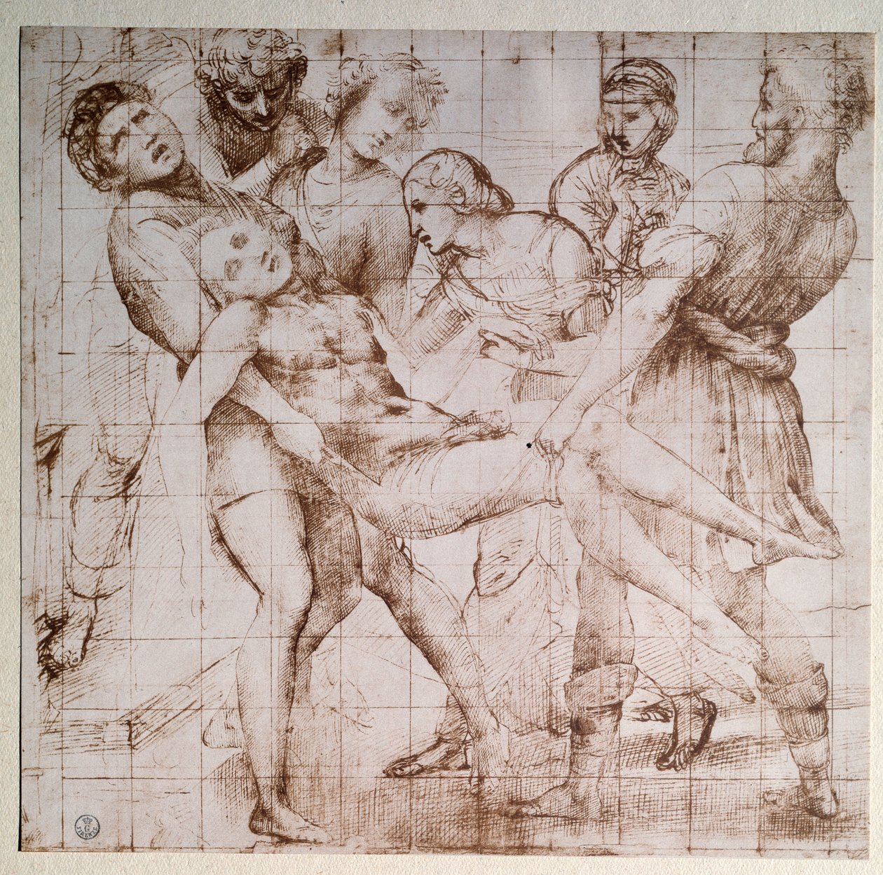 Study for the Deposition for the Altarpiece Baglioni by Raphael