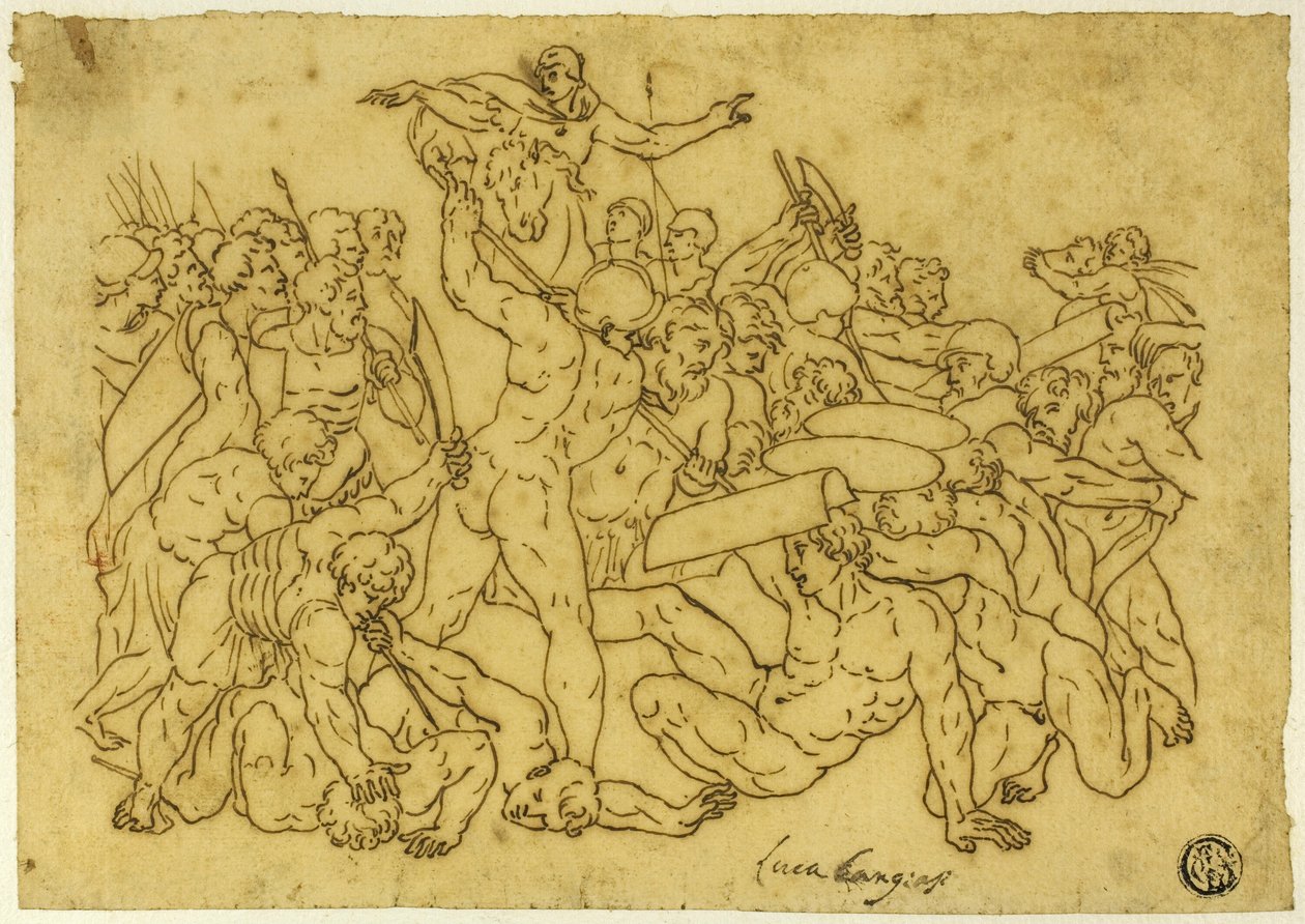 Joshua Halting the Sun and Moon by Raphael