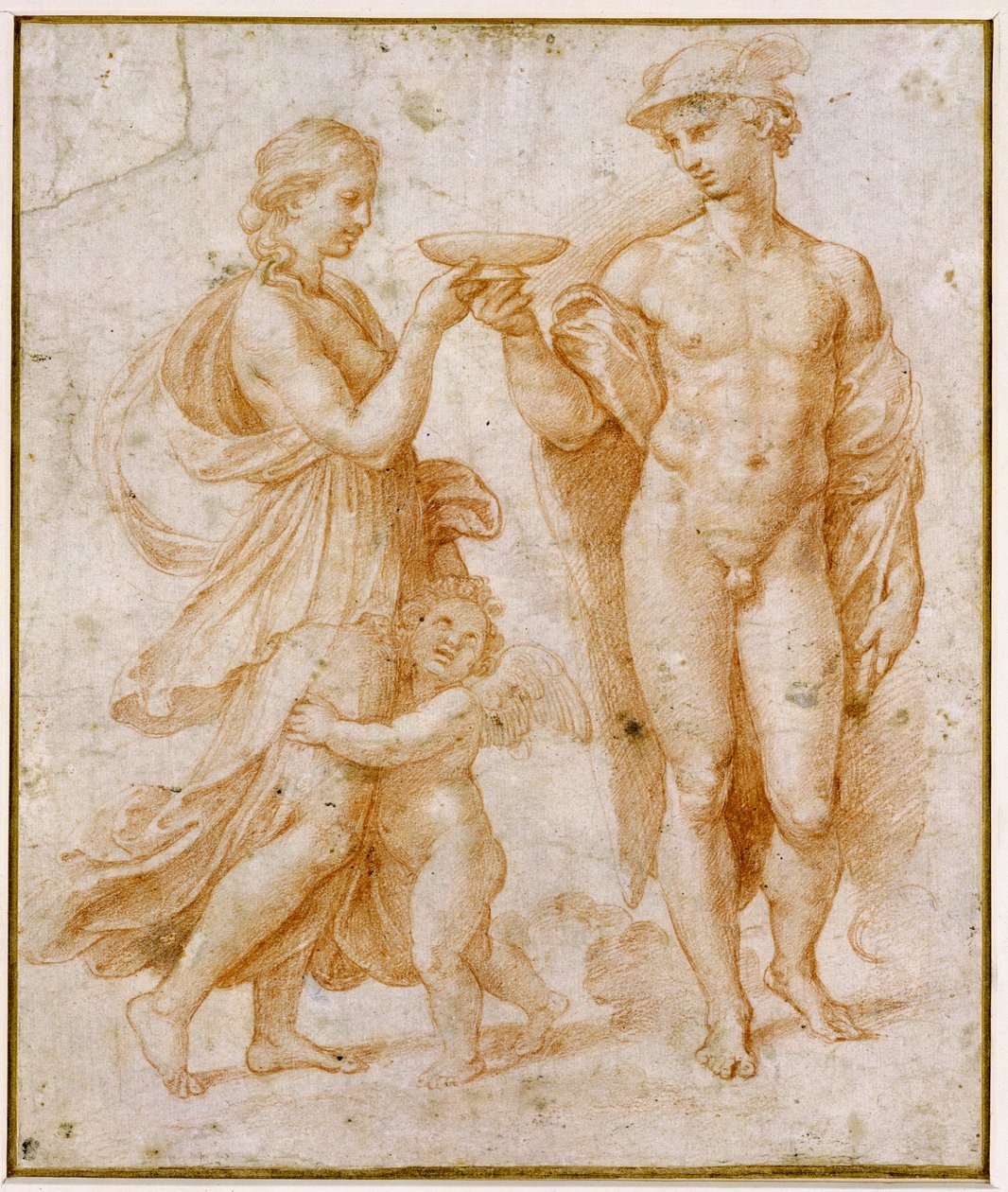 Mercury Offering the Cup of Immortality to Psyche by Raphael