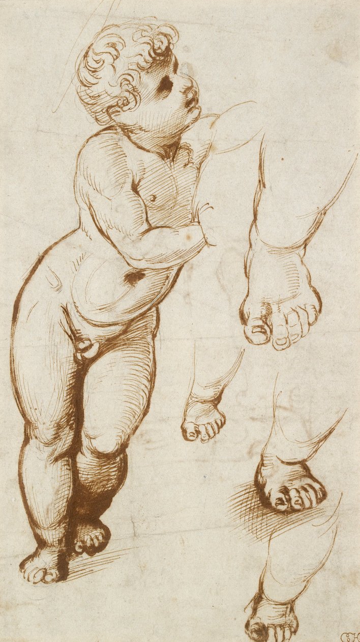 The Infant Christ and Other Studies by Raphael