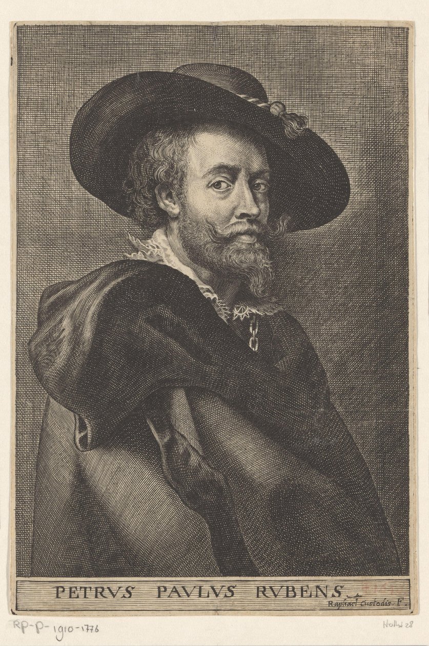 Portrait of Peter Paul Rubens by Raphael Custos