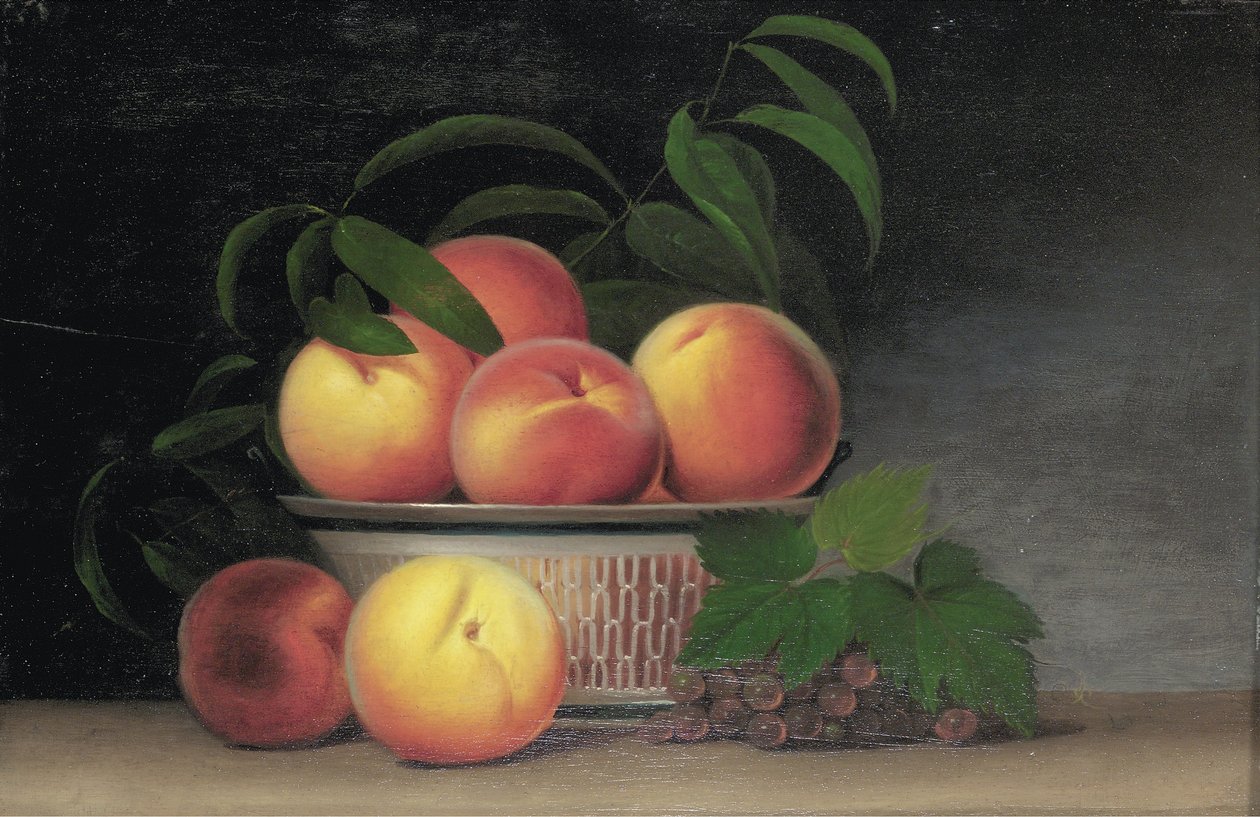 Still-life with Peaches by Raphaelle Peale: Fine art print
