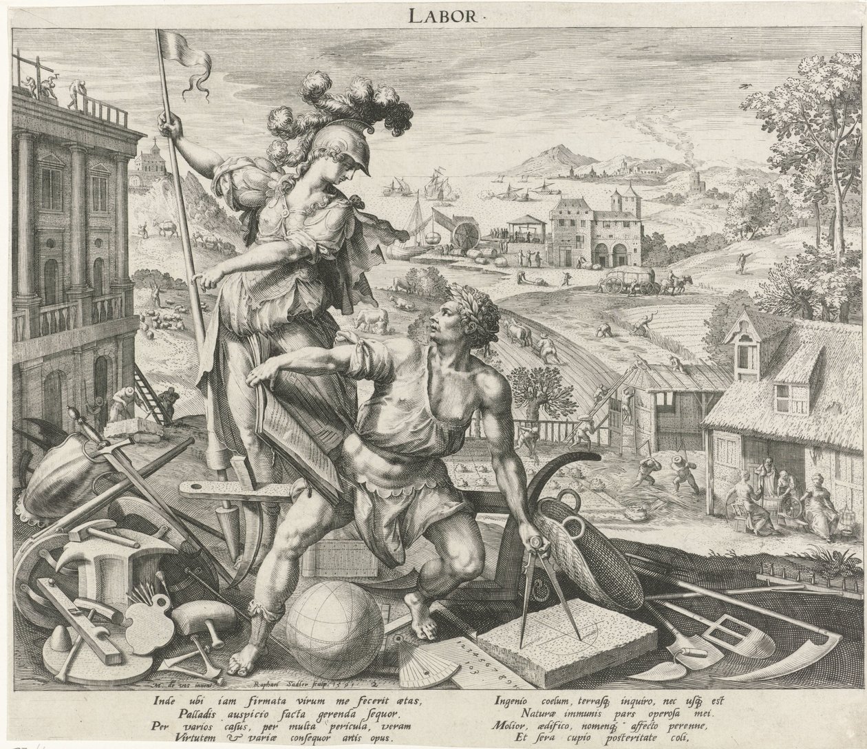Maturity Under the Influence of Work by Raphaël Sadeler (I)
