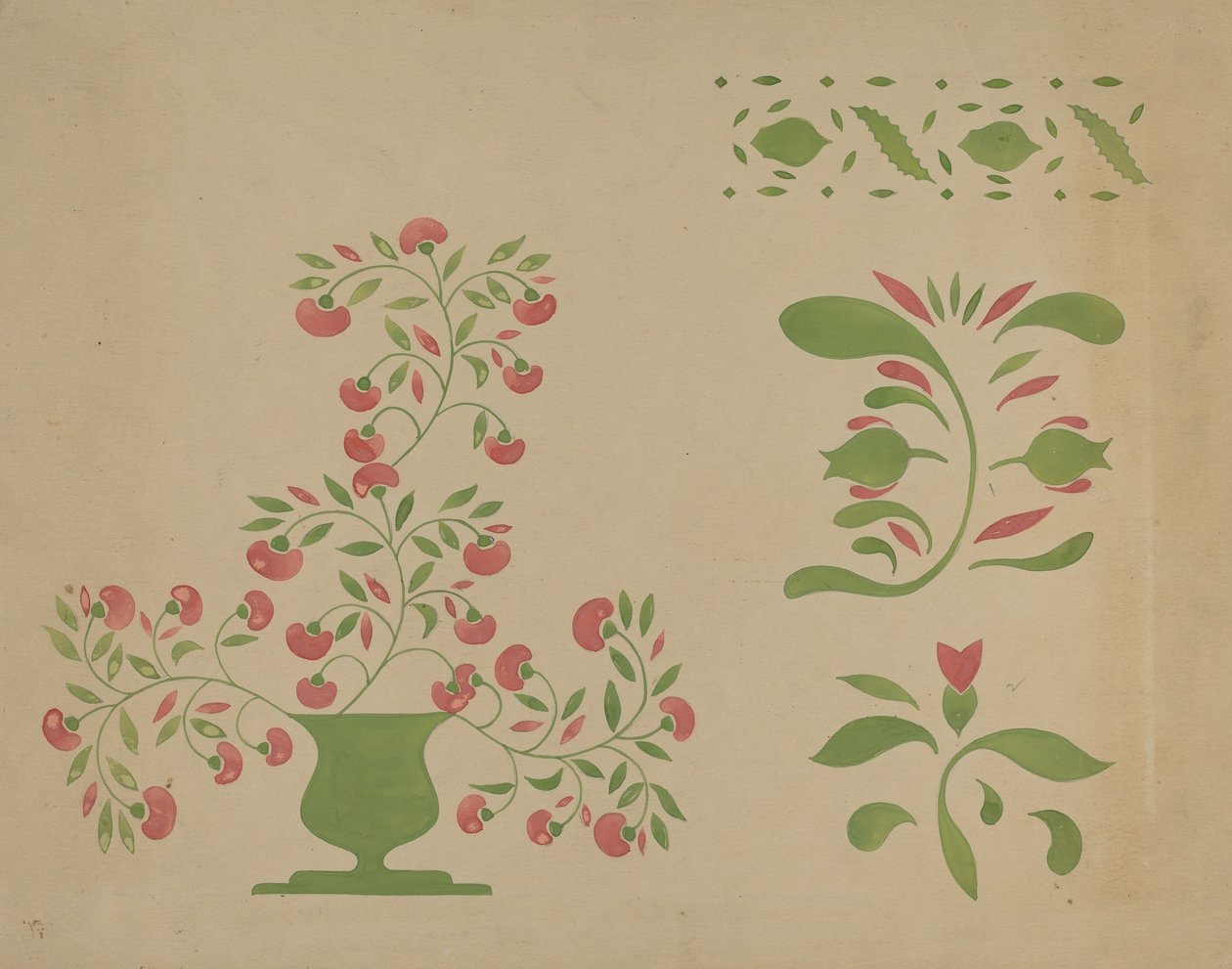 Stencil Wall Decoration by Ray Holden