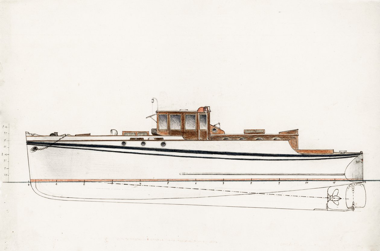 A Motorboat by Raymond Bonnefon