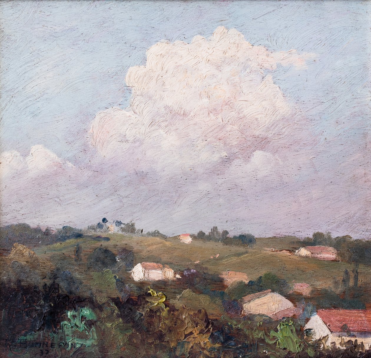 Landscape with Clouds by Raymond Bonnefon