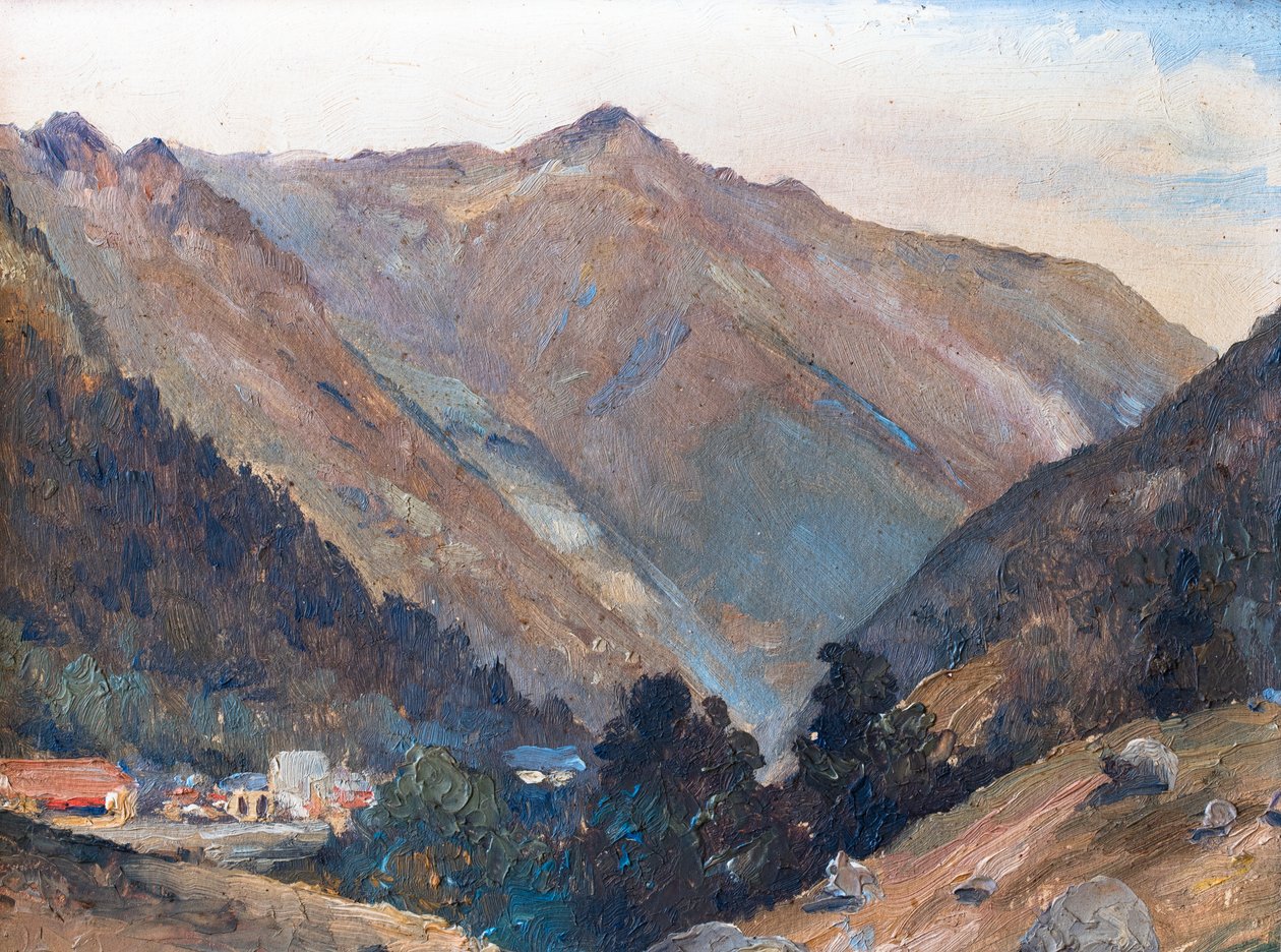 Mountain Landscape (Pyrenees) by Raymond Bonnefon