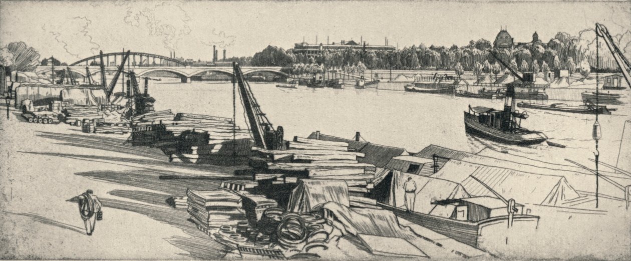 The Port Henri IV by Raymond Ray Jones