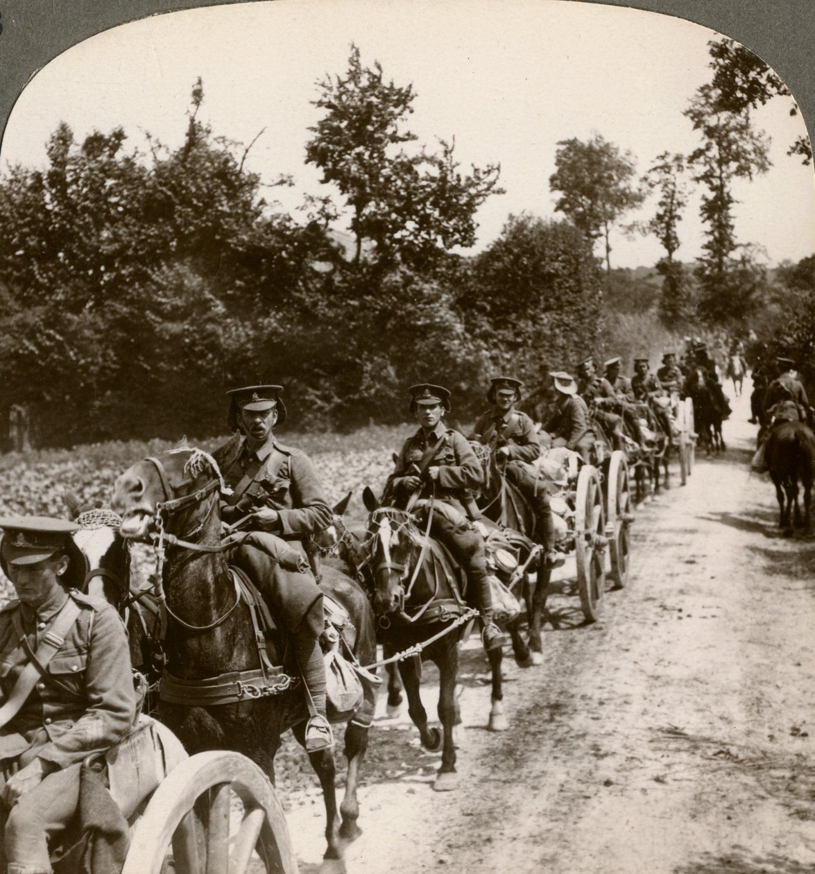 Bringing Up Reserve Ammunition, World War I by Realistic Travels Publishers