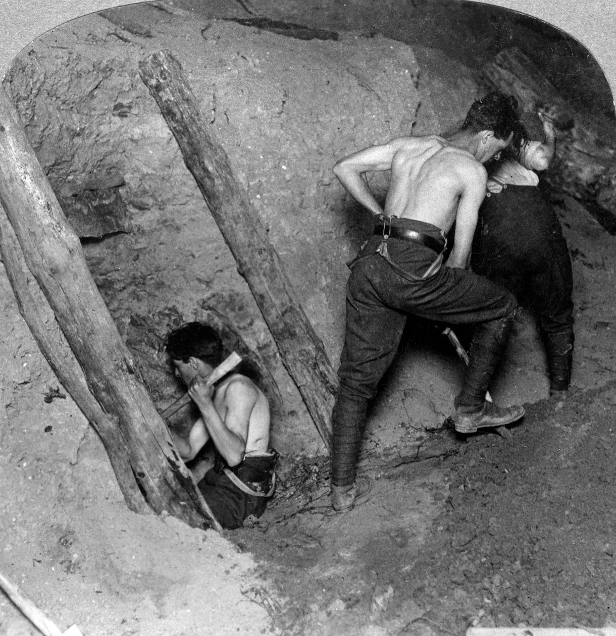 Mining at Messines Ridge, Belgium, World War I by Realistic Travels Publishers